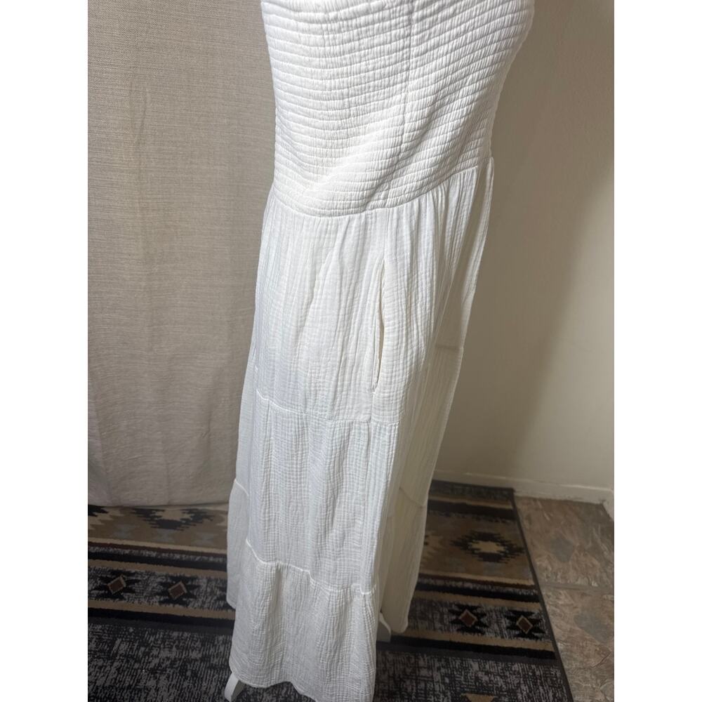 Marine Layer Women’s 100% Cotton Long Dress- L- prairie romantic cottage coastal - Picture 4 of 6